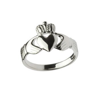 Ladies Sterling Silver Claddagh Ring