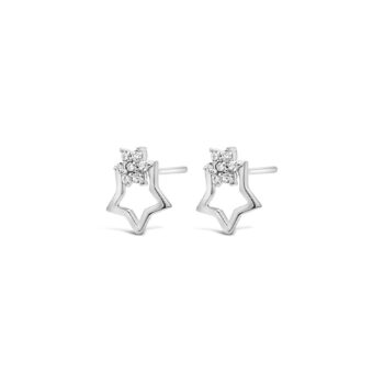 Sliver Star Stud Earring