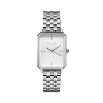 Rosefield Silver The Octagon Watch