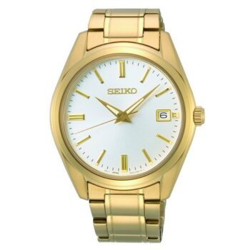 Seiko Gents Gold Plated Bracelet Watch