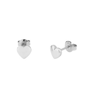 Ted Baker Silver Tiny Heart Stud Earring