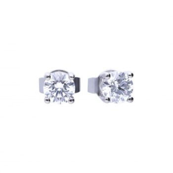 Diamonfire Four Claw Stud Earrings 0.50ct