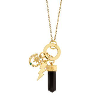 Newbridge Gold Plated Pendant with Charms