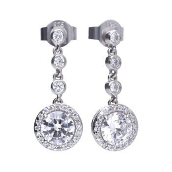 Diamonfire Round Earrings