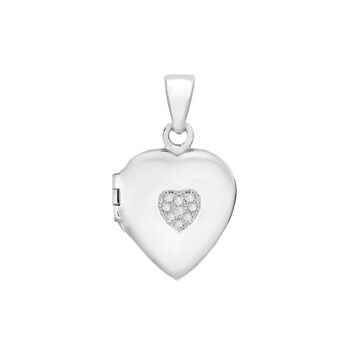 Sterling Silver Heart Locket