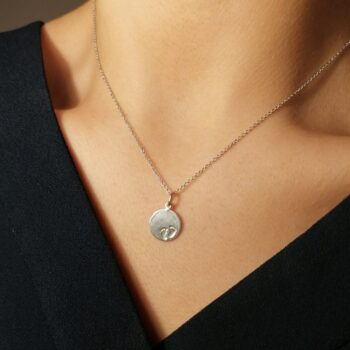 Sterling Silver Baby Feet Pendant