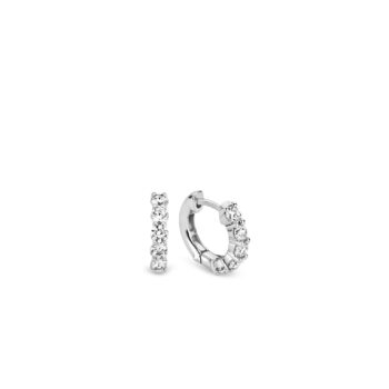 Ti Sento Milano Silver Hoop Earrings