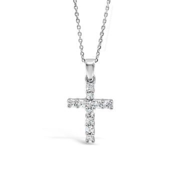 Absolute Kids Sterling Silver Cross and Chain