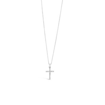 Children's Silver Cross and Chain