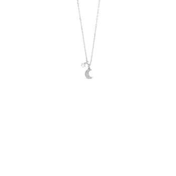 Absolute Kids Sterling Silver Moon Pendant