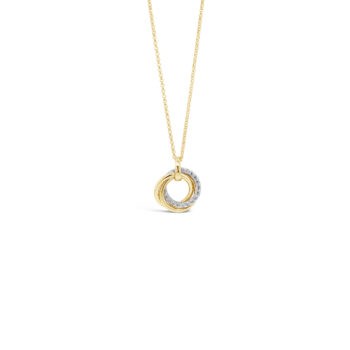 Absolute Gold Trinity Circles Necklace