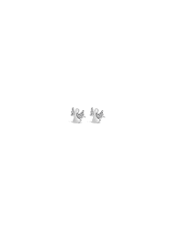 Silver Angel Stud Earring