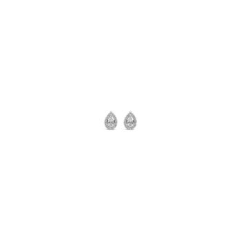 Absolute Silver Teardrop Cluster