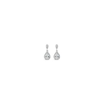 Absolute Silver Teardrop Cluster Earring