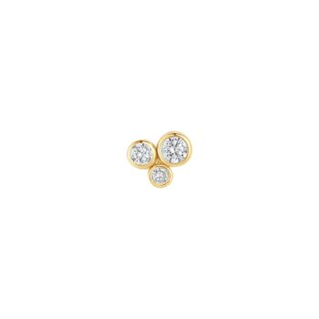 9ct Yellow Gold Triology Piercing