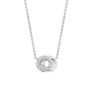Ti Sento Milano Interlocking Circles Silver