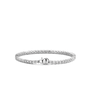 Ti Sento Milano Cubic Zirconia Tennis Style Bracelet (Standard Size)