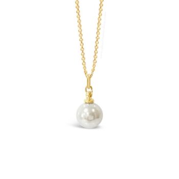 Absolute Yellow Gold Pearl Pendant