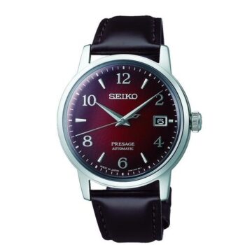 Seiko Presage Automatic Red Dial Gents Watch