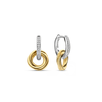 Ti Sento Milano Two-Tone Drop Earrings