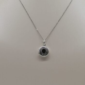 Sterling Silver Circle Locket
