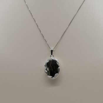 Sterling Silver Oval Locket