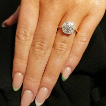 9ct Yellow Gold Cubic Zirconia Ring