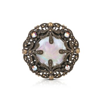 Newbridge Mother of Pearl Ornate Brooch