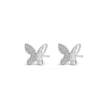 Absolute Sterling Silver Butterfly Earrings