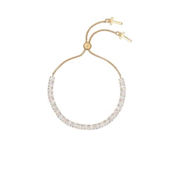Ted Baker Gold Plated Tennis Slider Bracelet