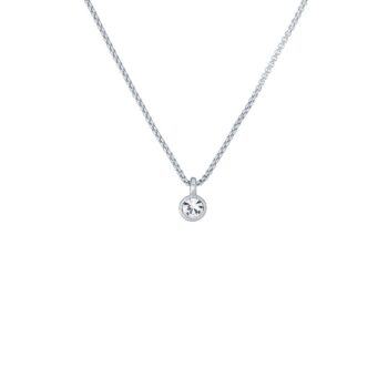 Ted Baker Silver Cubic Zirconia Pendant