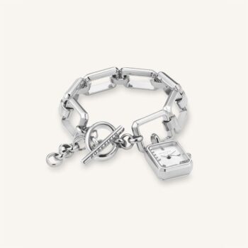 Rosefield The Octagon Charm Chain Silver
