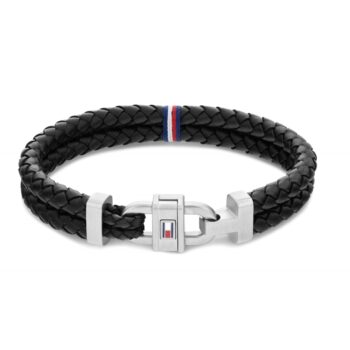 Tommy Hilfiger Gents Leather Double Layer Bracelet