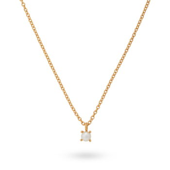 24Kae Yellow Gold Pearl Pendant