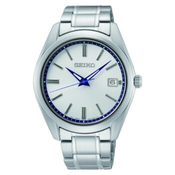 Seiko Gents Quartz White Dial Stainless Steel Bracelet Watch