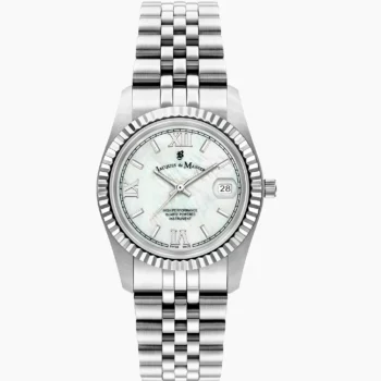 Jacques Du Manoir Ladies Inspiration Roman Silver Watch