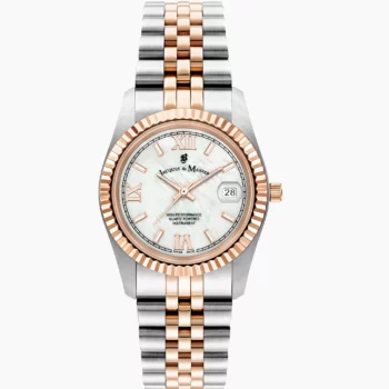 Jacques Du Manoir Ladies Inspiration Roman Two-Tone Watch