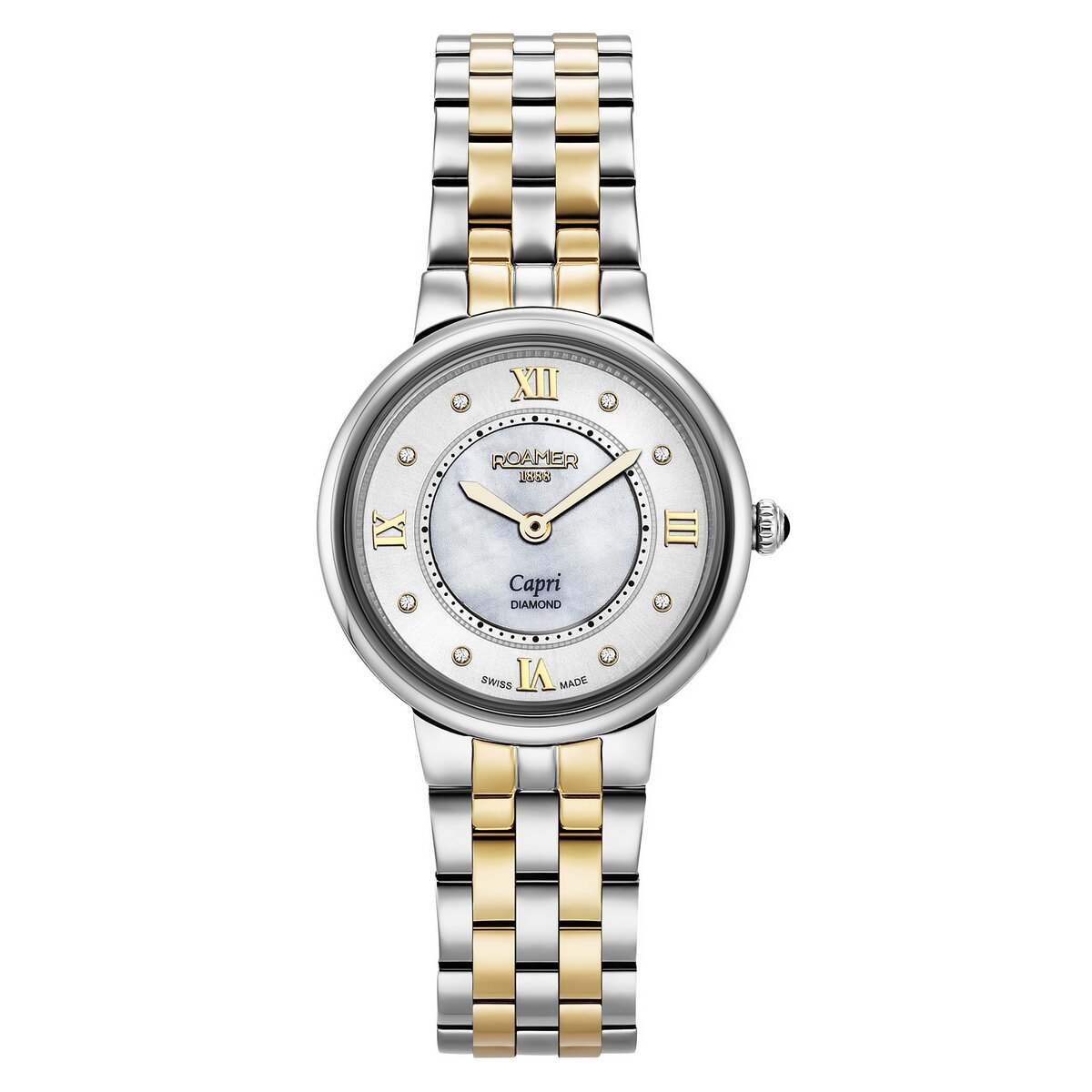 Roamer Ladies Capri Two-Tone Diamond Dial Watch