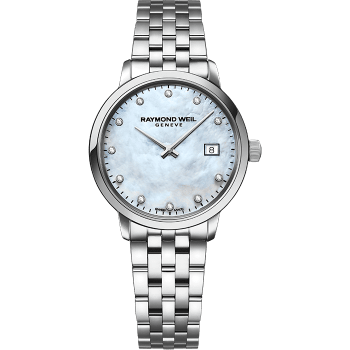 Raymond Weil Ladies Mother of Pearl Diamond Dial Tocatta Watch