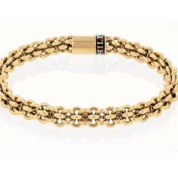 Tommy Hilfiger Gents Gold Intertwined Circle Bracelet