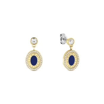 Tommy Hilfiger Crystal Blue Drop Earrings