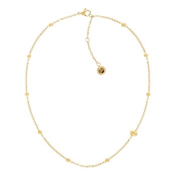 Tommy Hilfiger Ladies Gold Ball Necklace