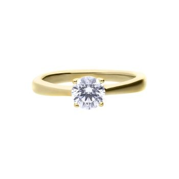 Diamonfire Yellow Gold 4 Claw 0.75ct Ring