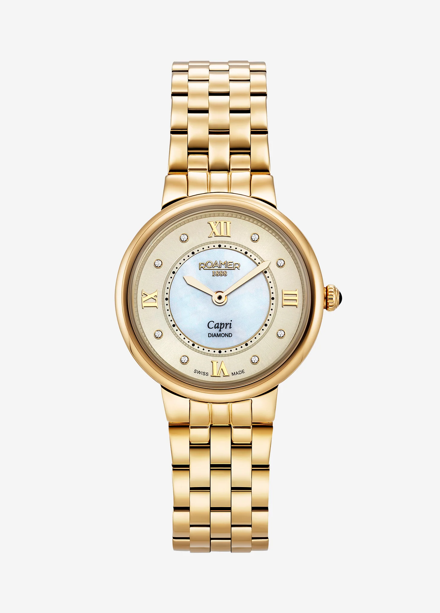 Roamer Ladies Gold Capri Diamond Watch