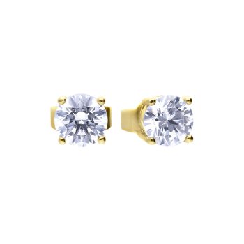Diamonfire Yellow Gold 4 Claw 0.50ct Stud Earrings