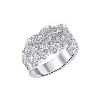 Diamonfire Statement Cubic Zirconia Cluster Ring