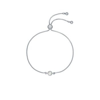 Ted Baker Silver Crystal Slider Bracelet