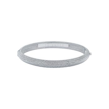 Ted Baker Silver Textured Bangle