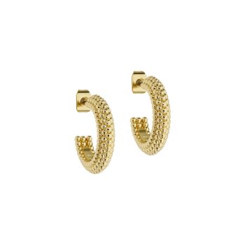 Ted Baker Gold Textured Hoop Earrings