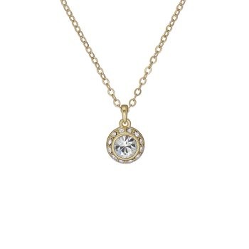 Ted Baker Gold Solitaire Sparkle Necklace